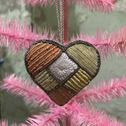 Julehjerte, perler