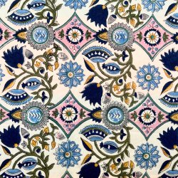 Dug, sarte farver, blokprint