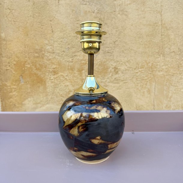 Bordlampe, Beige/brun 2