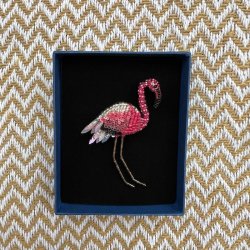 Flamingo broche