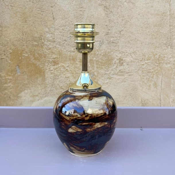 Bordlampe, Beige/brun 1