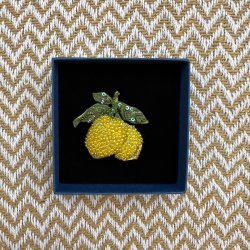 Lemon broche