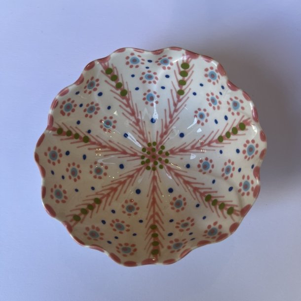 Ramekin, Hvid/rosa 1