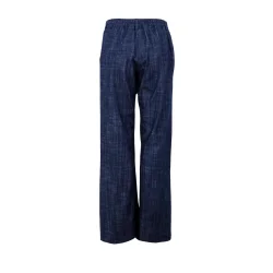 Box pants, navy denim